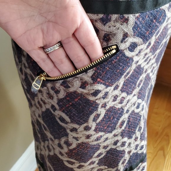 NWOT Etcetera Printed Pencil Skirt Small - Picture 6 of 16